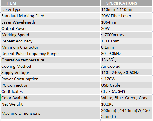 Redshift metal billboard laser marker