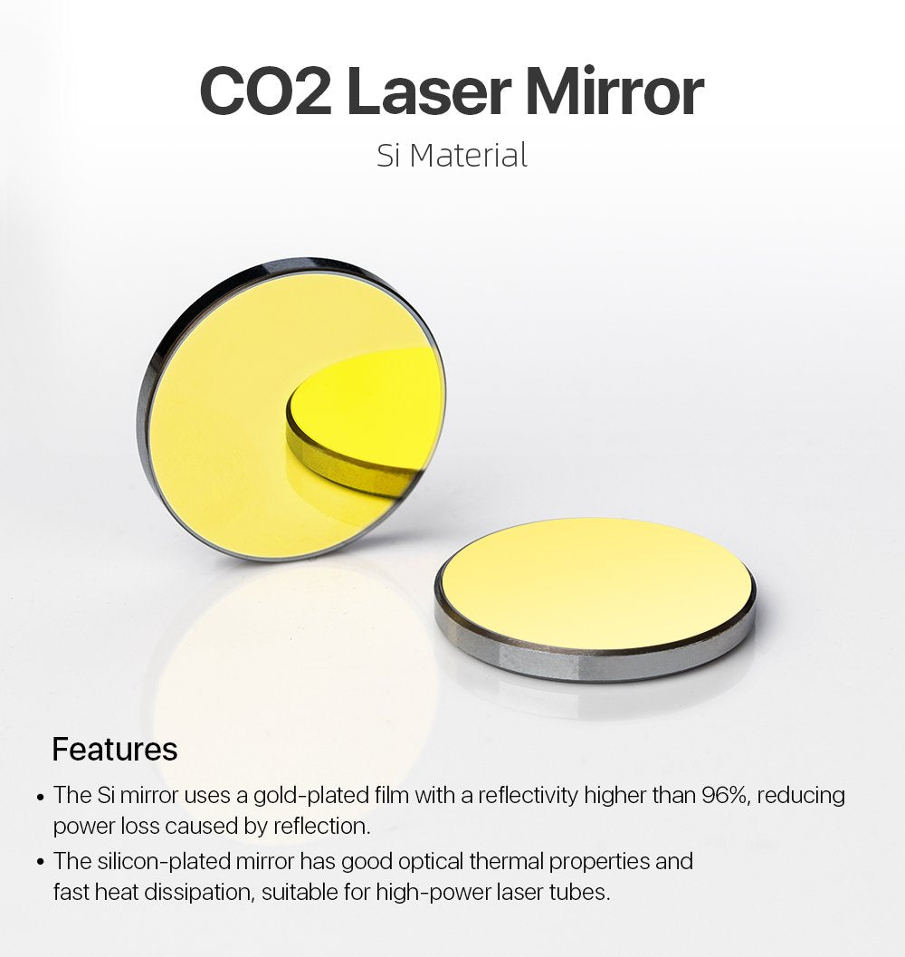 Redshift Si CO2 laser reflect mirror